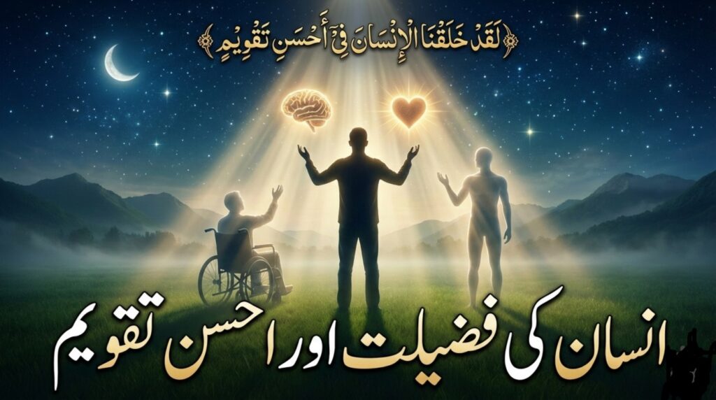 انسان کی فضیلت اور احس ن تقویم